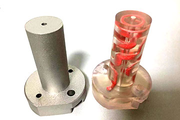 3D-printed metal mold for injection molding sprue bushing