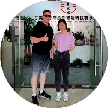 Overseas client Eddie come to visit DT's 3D printing factory