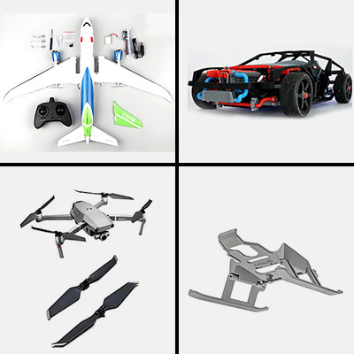 3D Print Accessories & Parts for RC Car, RC Plane and Drone