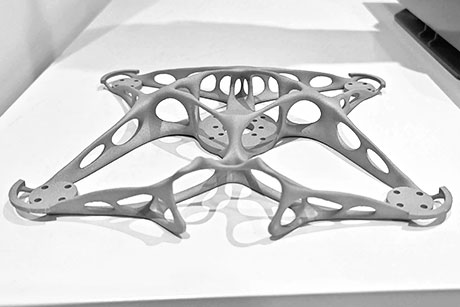An unmanned aerial vehicle (UAV) bracket made by 3D printing with AlSi7Mg
