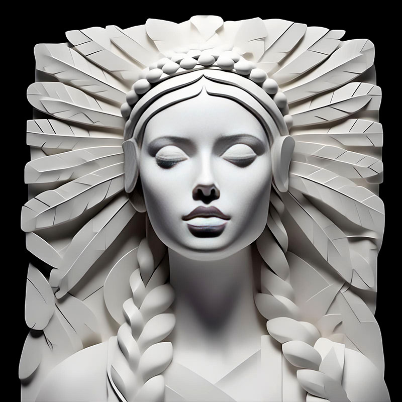 Custom 3D Printed Sculptures including Famous Art, Kinetic and Zoetrope Sculptures