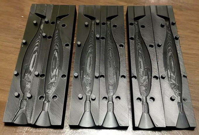 Custom 3D Printed Lure Mold