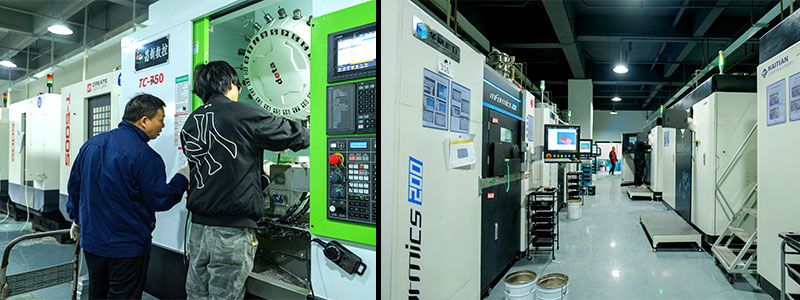 A metal 3D printing source factory that owns a large number of industrial - grade metal 3D printers and CNC machine tools