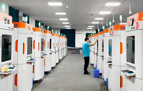 Industrial SLA 3D Printers in DT Factory Workshop