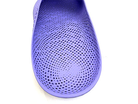 3D Printed Slipper in Purple Color
