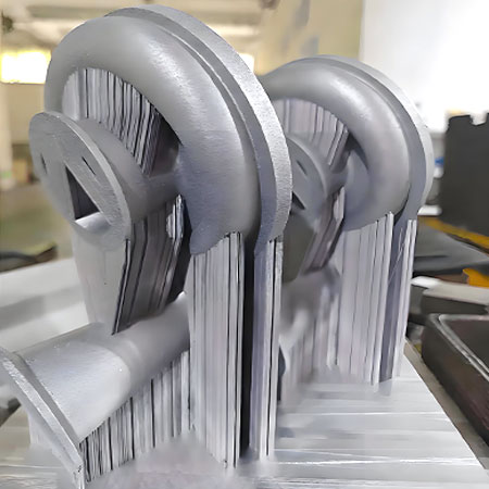 SLM metal 3D printed Centrifugal Pump Housing by using Aluminum Alloy