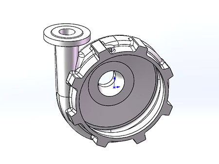 Free Design of Pump Housing Before 3D Printing