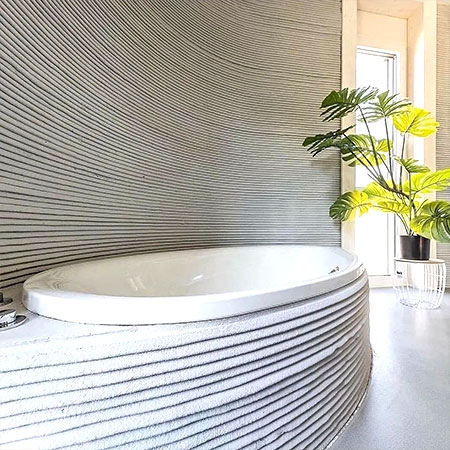 Interior of the 3D Printed House