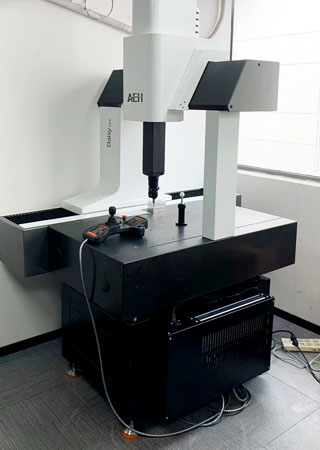 Daisy 564 (AEH Edward) Coordinate Measuring Machine is used for dimensional and geometric tolerance inspection.