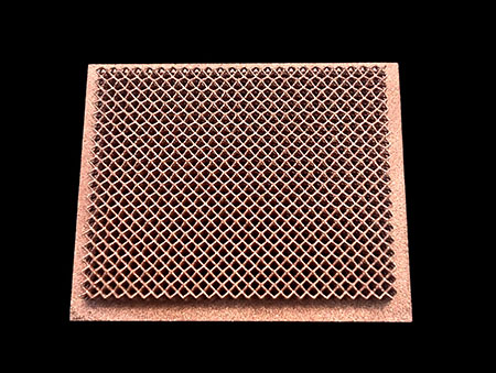 3D Printed Copper Thermal Structures for High-Speed Optical Modules